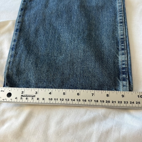 Wrangler Rugged Wear 44x32 Men's Cowboy Blue Jeans Standard Wash Size Workwear - Picture 12 of 14